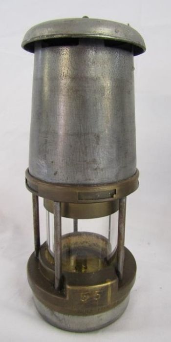 Wolf type FS 55 lamp, The Protector Lamp and Lighting Company Eccles SL lamp and one other marked - Image 2 of 7