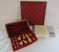 Studio Anne Carlton 'Isle of Lewis' Chessmen A102 with board