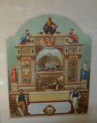 Amalgamated Society Of Carpenters and Joiners framed certificate confirming membership of John