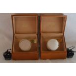 2 Rapport automatic watch winders (one with the lid slightly out of line)