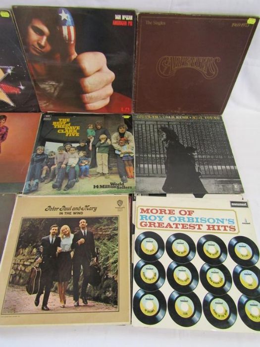 Collection of vinyl LP records - includes The Shadows, Cliff Richard, Marianne Faithful, lulu, - Image 8 of 17
