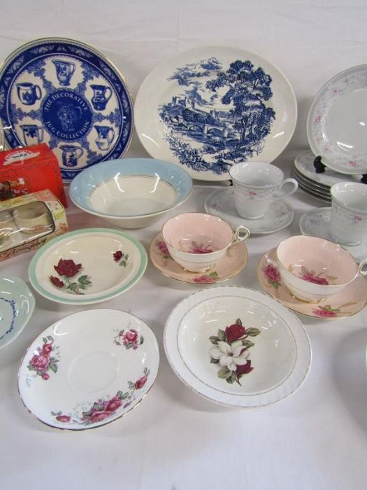 Collection of ceramics includes Ringtons plates and mugs, Enoch Wedgwood 'Countryside' plate, - Image 3 of 4