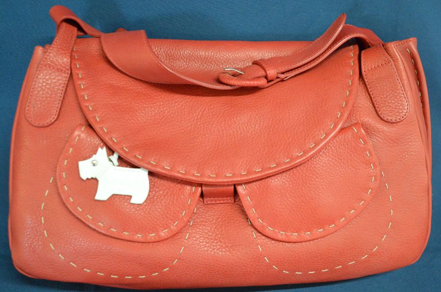 Red Radley handbag and a pink Radley cross body bag, both with dust bags - Image 2 of 3