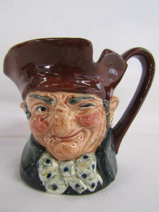 4 Royal Doulton 'Old Charley' character jugs D6046 and 5 & 3 - Image 6 of 6