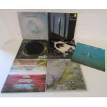 Tangerine Dreams vinyl LP records Phaedra, Zeit, Cyclone, Rubycon