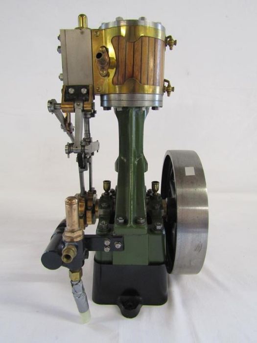 Stuart & Turner 5A steam engine with reversing gear - approx. 38cm tall x - Image 2 of 7