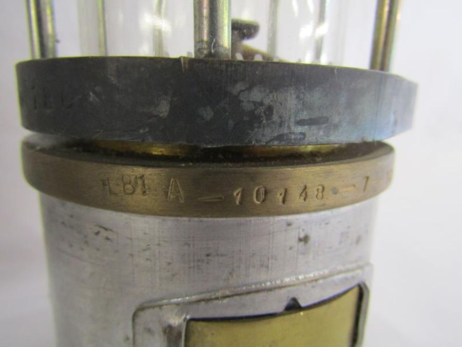 Wolf type FS 55 lamp, The Protector Lamp and Lighting Company Eccles SL lamp and one other marked - Image 7 of 7