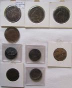 Edward VII 1902, 1903, 1907, 1909, 1910 half penny, 1902/6/8 and 1910 penny (9 coins)