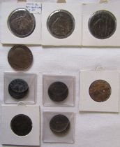 Edward VII 1902, 1903, 1907, 1909, 1910 half penny, 1902/6/8 and 1910 penny (9 coins)