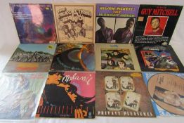 Collection of vinyl LP records - Melanie, Marilyn Monroe, UB40, Don Williams, Van Morrison, Neil