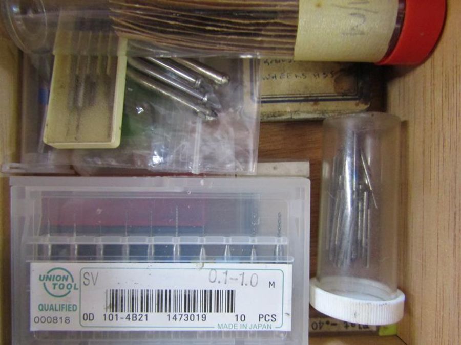 Collection of watchmakers items includes Tokyo glass measure, digital gauge, mainspring winder, - Image 5 of 18