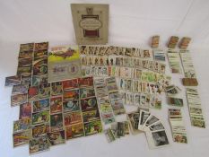 Collectors cards includes Space Cards, Weigh Daily stamped 1953, Telesurance celebrity series,