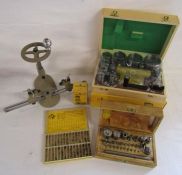 Bergeon horological tools - 4166 brass clock bushes - 3086/87/88 staking tool accessories - 30076