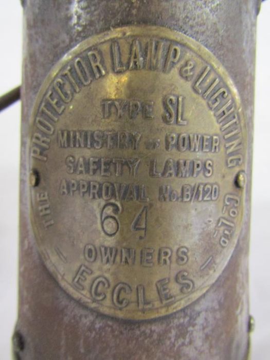 Wolf type FS 55 lamp, The Protector Lamp and Lighting Company Eccles SL lamp and one other marked - Image 5 of 7