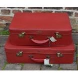 Pair of Antler leatherette suitcases