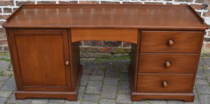 Twin pedestal desk, 173cm x 58cm