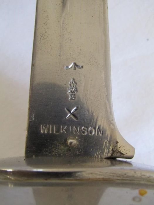 WSC (Wilkinson Sword Company) Cavalry sword - blade marked Wilkinson X6E with full cover guard blade - Image 10 of 13