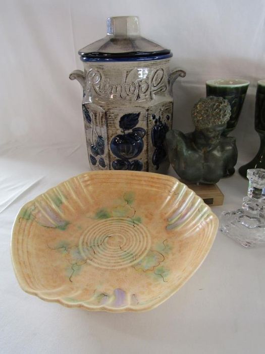 Collection of ceramics and glass to include a Beswick ware footed fruit bowl 425, West German - Image 2 of 4