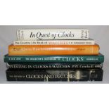 Selection of books on clocks, watches & watch making : In Quest of Clocks by Kenneth Ullyett, The