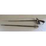 WSC (Wilkinson Sword Company) Cavalry sword - blade marked Wilkinson X6E with full cover guard blade