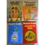 4 Margaret Drabble first edition books: The Millstone (1965), Jerusalem The Golden (1967), The