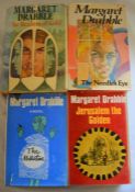 4 Margaret Drabble first edition books: The Millstone (1965), Jerusalem The Golden (1967), The