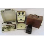 Brother deluxe 900 typewriter, radiation training simulator 'Trainer for meter survey radiac