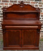 Victorian mahogany chiffonier, L107cm x H140cm x D40cm