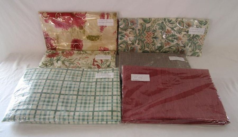 Curtains includes pairs and single also pieces of fabric