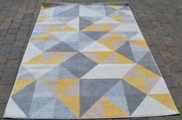 Modern Dunelm rug 230cm by 160cm