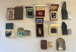 Selection of boxed lighters, including Rolstar Single Action Automatic Lighter, Maruman, Colibri,