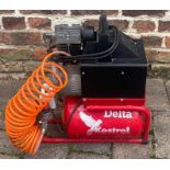 Delta Kestrel air compressor, requiring new airline tyre valve