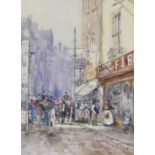 Framed watercolour titled to mount "Magdalen Street Norwich" signed in pencil John Sutton (British B