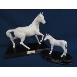 2 Royal Doulton 'Spirit of' horses - Wind and Adventure