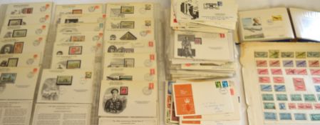 Quantity of WWII Commemorative cards, stamps and First Day Covers