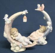 2 Lladro figurines "Heavenly Slumber" No. 6479 & "Heavens' Lullabye" No. 6583 with boxes