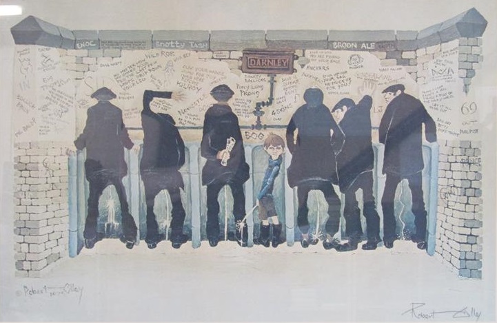 'Westoe Netty' print by Robert Olley 1975 with pencil signature - approx. 73cm x 55.5cm