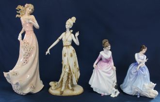 2 Royal Doulton figurines Lorraine HN 3118 & Good Companion HN 3608 & 2 other decorative figurines