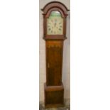 Miniature longcase clock with spring driven mechanism Ht 157cm