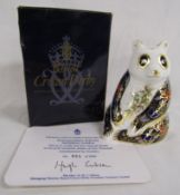 Royal Crown Derby Endangered Species paperweight - Imperial Panda limited edition 981/1000