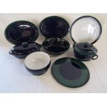 Collection of Denby Regatta oven to table ware and serving dishes