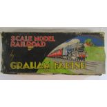 Boxed scale model railroad by Graham Farish - includes G.P.5 locomotive and tender, carriages, track