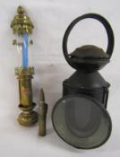 British Railway Eastern Region BR (E) guards signal lamp - GWR Great Western Railways wall mounted