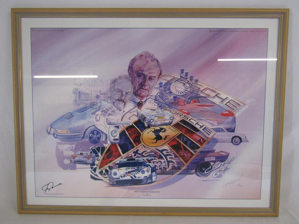 Framed 'Fifty Years of Experience' signed Craig Warwick limited edition 468/500 print published