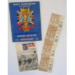 Saturday July 30th 1966 Empire Stadium Wembley England V West Germany World Cup programme,