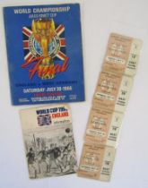 Saturday July 30th 1966 Empire Stadium Wembley England V West Germany World Cup programme,