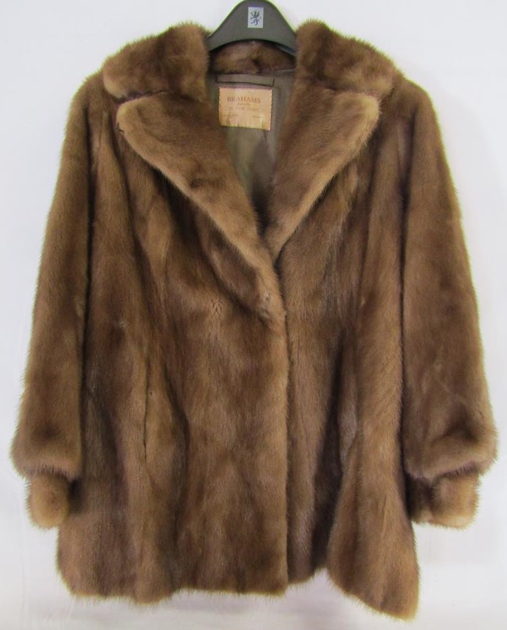 Brahams Furriers fur coat