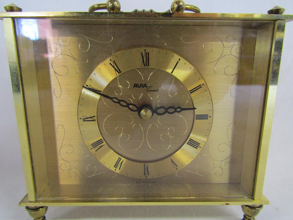 Collection of items to include Avia, Timemaster and Estyma carriage clocks, Bardic British Rail - Image 7 of 12