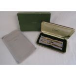 Cross cased 'Executive' 14k pen and pencil set 8001