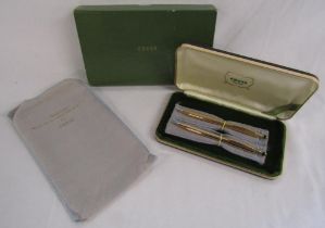 Cross cased 'Executive' 14k pen and pencil set 8001